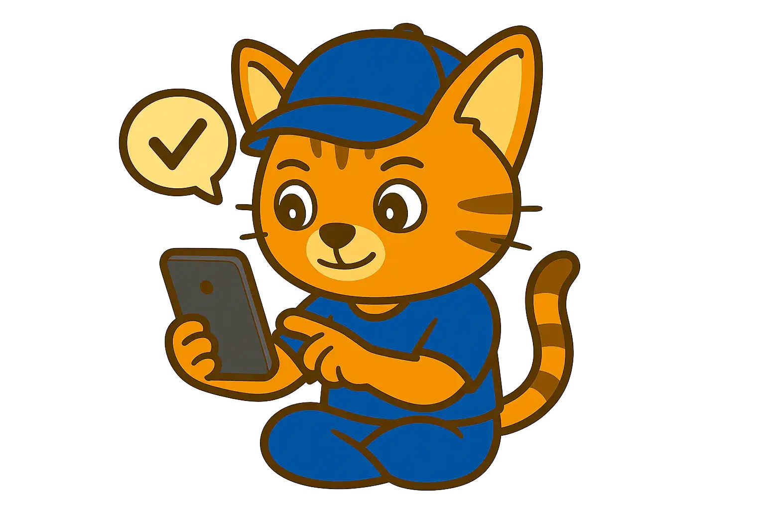 Collaboration Cat Mascot